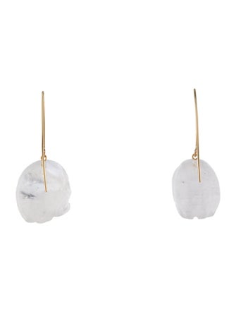 Earrings 14K Quartz Drop Earrings
