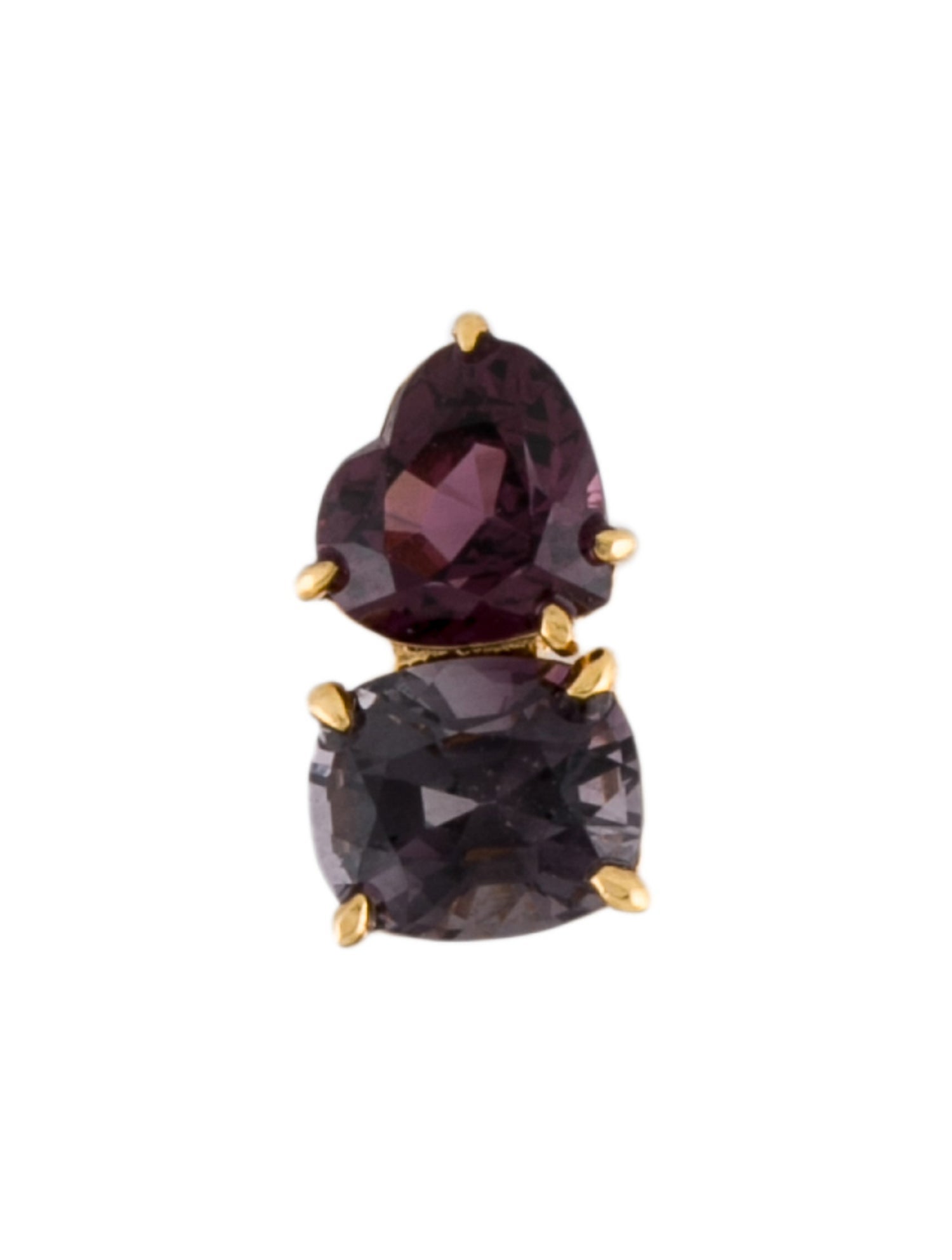 Earrings 18K Spinel Single Stud Earring