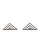 Earrings 18K Diamond Triangular Stud Earrings