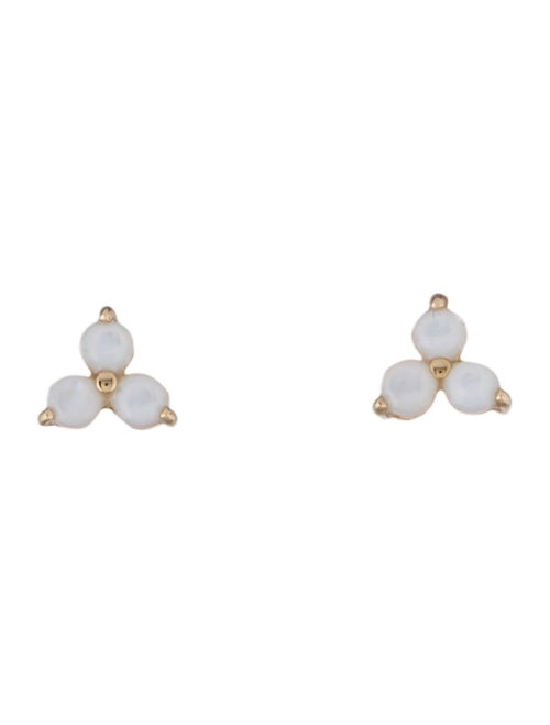 Earrings 14K Mother of Pearl Stud Earrings