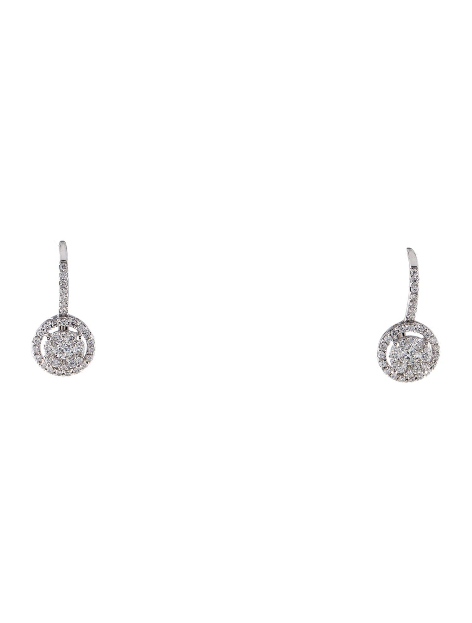 Earrings 14K Diamond Drop Earrings