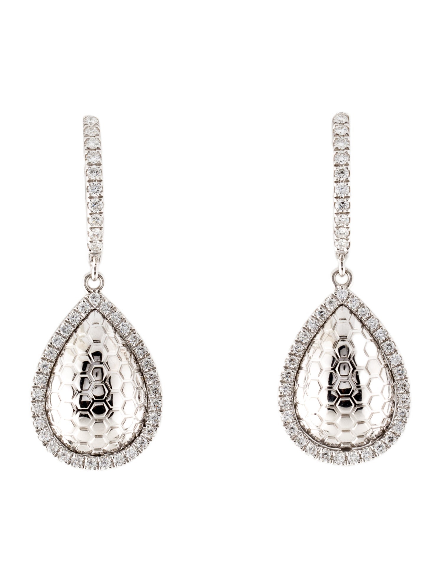 Earrings 14K Diamond Drop Earrings