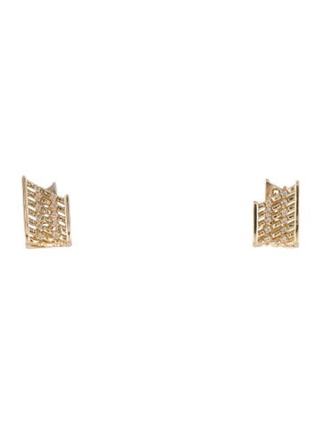 Earrings Earclip 14K Diamond