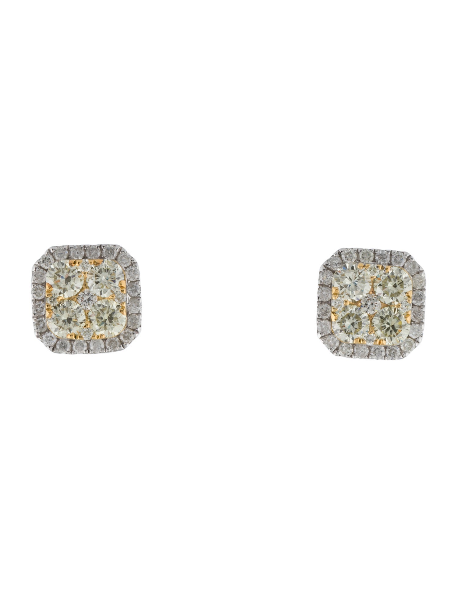 Earrings 14K 1.95ctw Diamond Stud Earrings