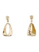 Earrings 14K Hollow Drop Earrings