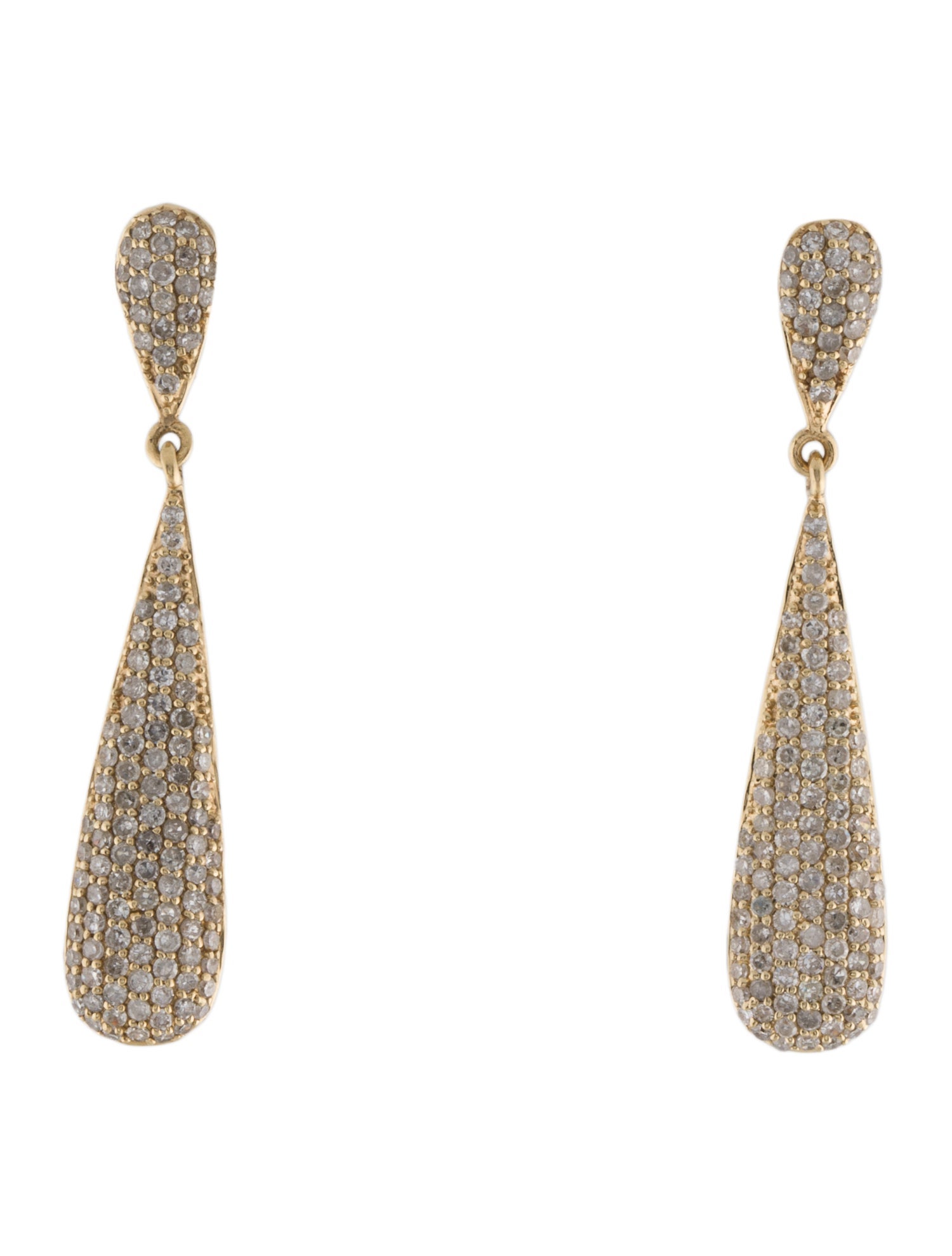 Earrings 14K 1.12ctw Diamond Teardrop Earrings