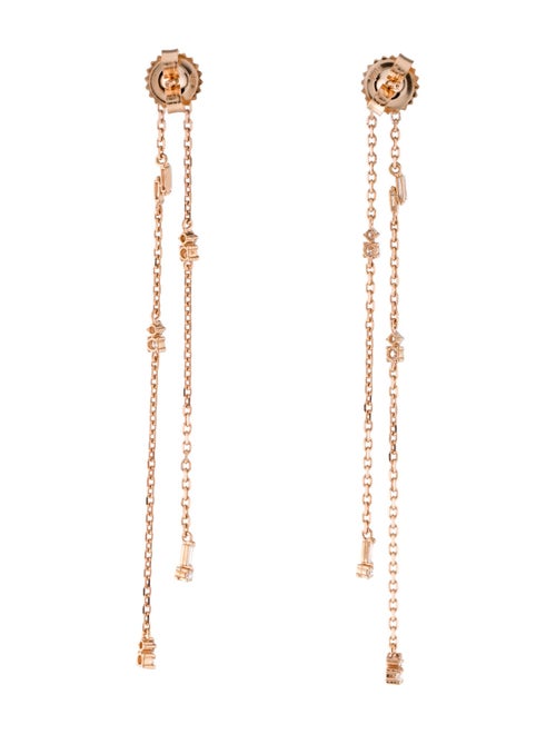 Suzanne Kalan 18K Diamond Fringe Drop Earrings