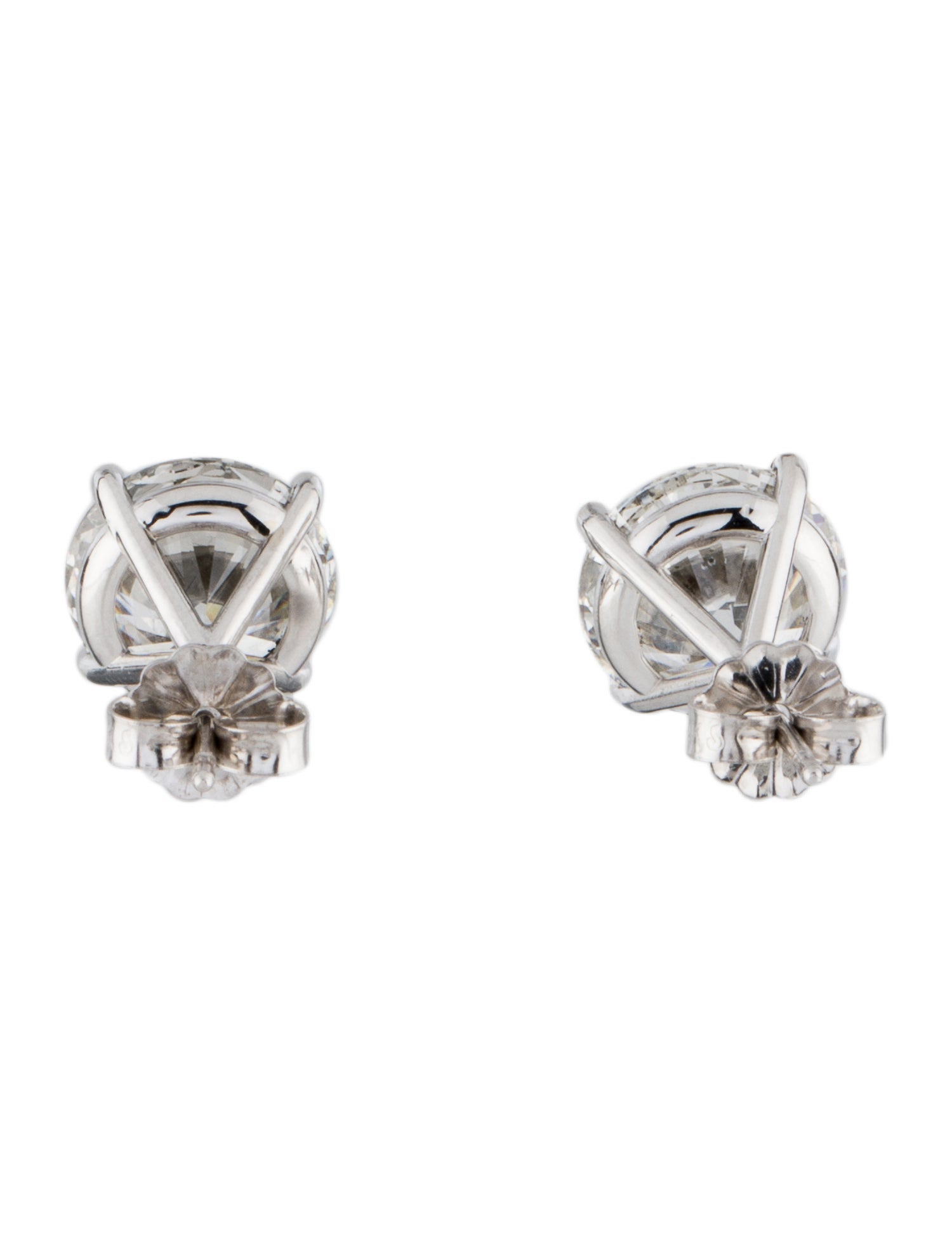 Earrings 14K 5.77ctw Lab-Grown Diamond Martini Stud Earrings