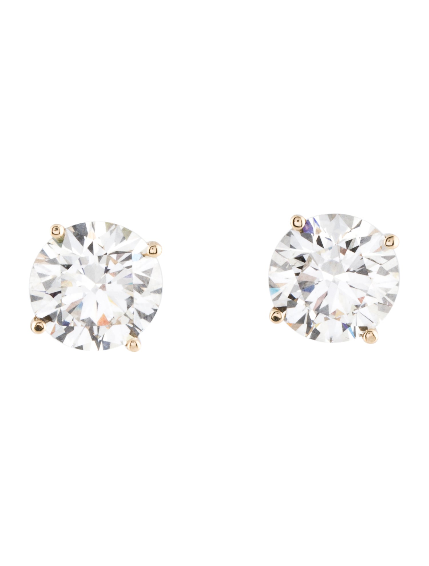 Earrings 14K 7.50ctw Lab-Grown Diamond Martini Stud Earrings