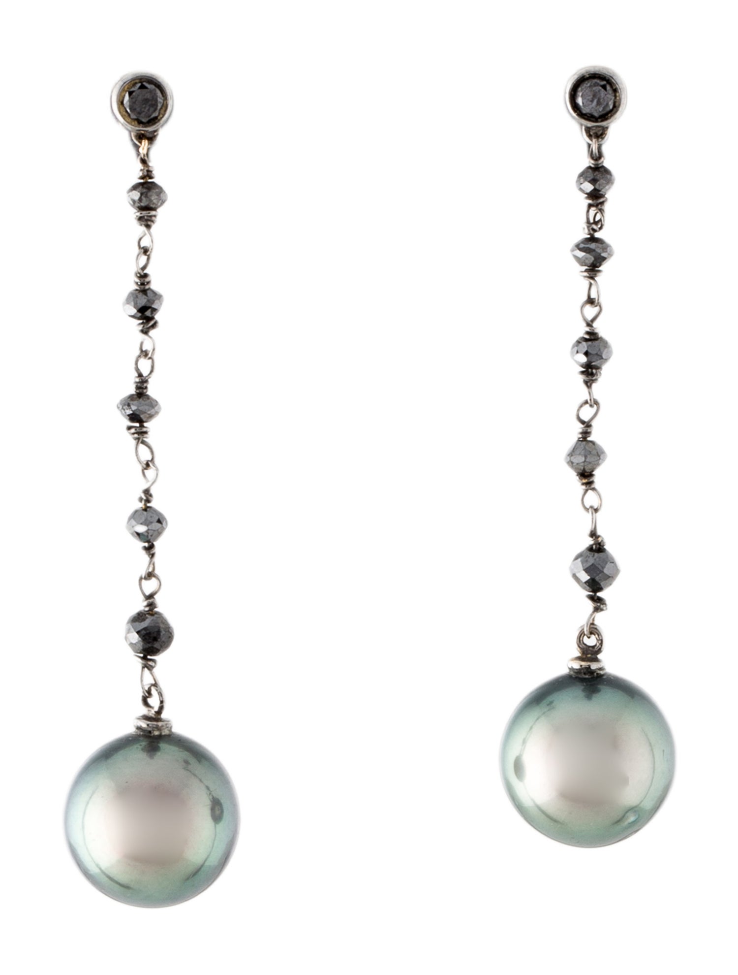 Earrings Parade 18K Pearl & Diamond Drop Earrings