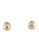 Earrings 14K Textured Round Stud Earrings