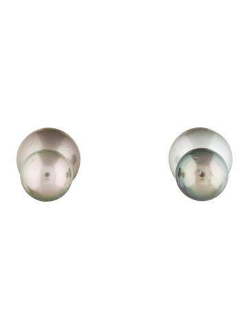 18K Double-Sided Pearl Earrings