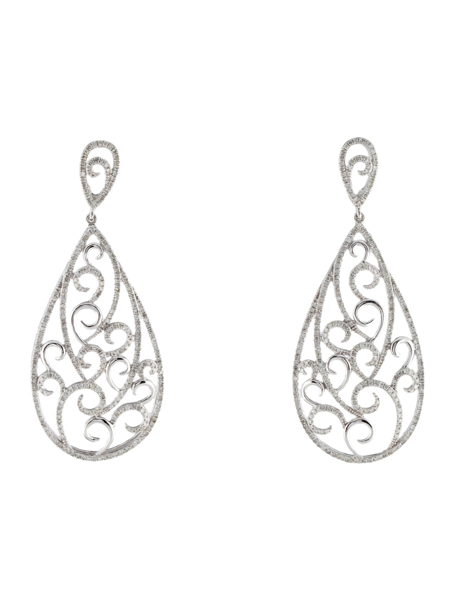 Earrings 14K 2.36ctw Diamond Drop Earrings