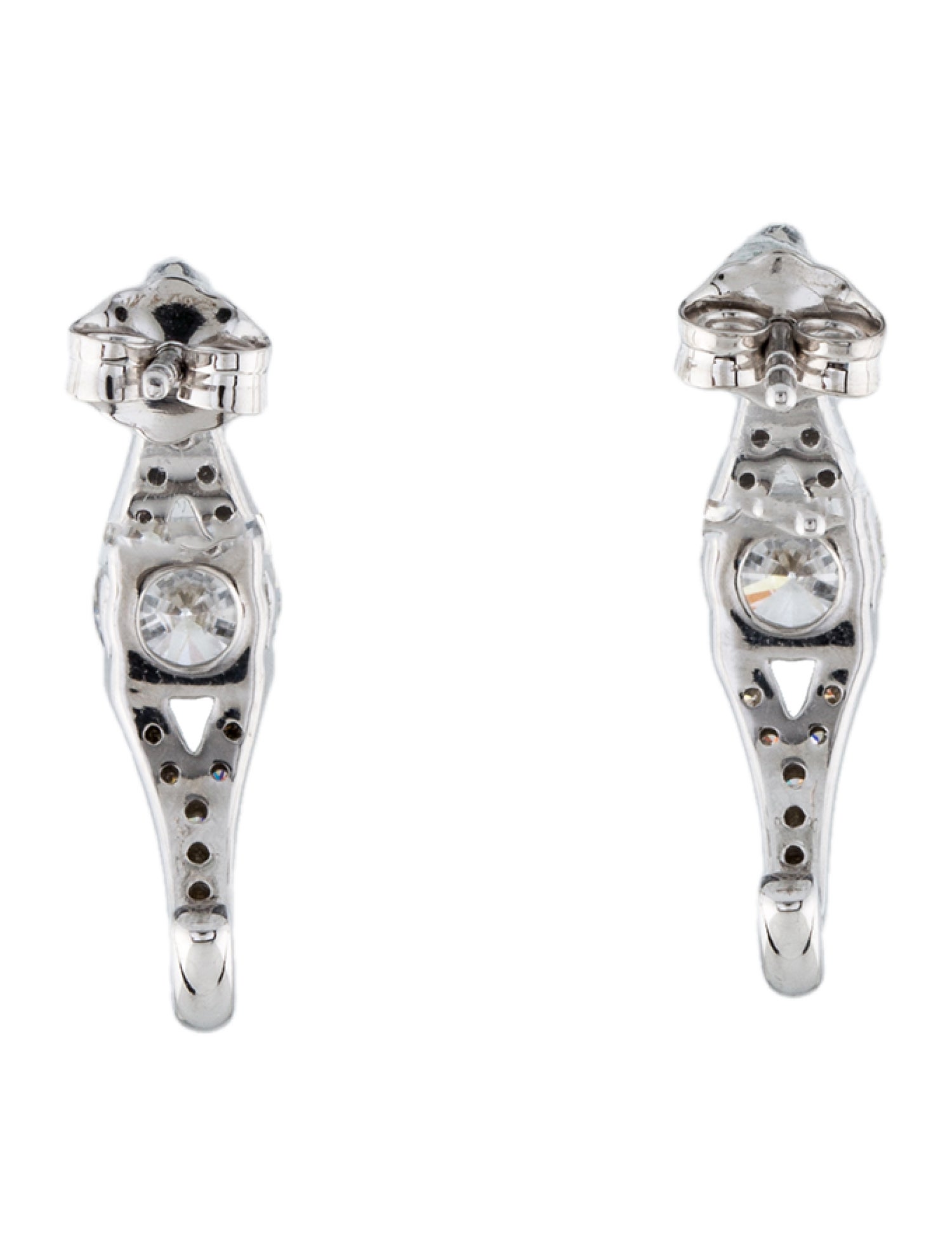 Earrings 14K 1.22ctw Lab-Grown Diamond Simple Drop Earrings