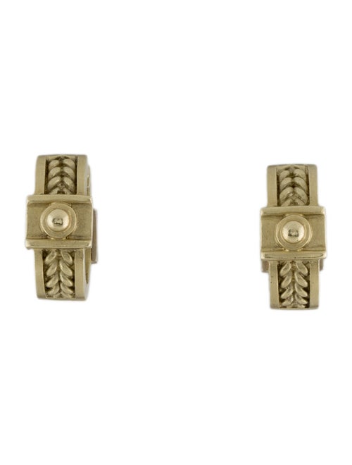 Earrings 14K Diamond Hoop Earrings