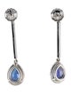 Earrings 14K 4.25ctw Tanzanite & Diamond Drop Earrings