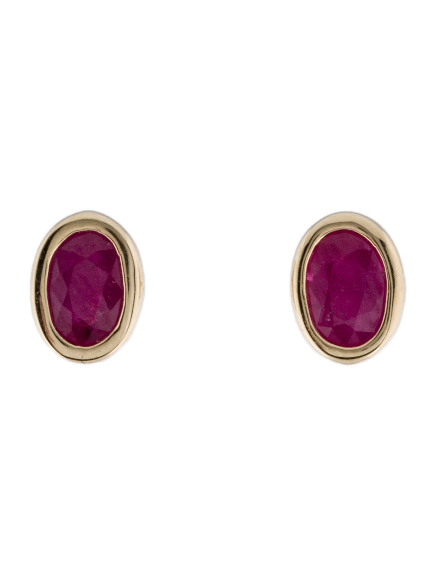 Earrings 14K Ruby Stud Earrings
