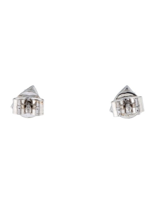 Earrings 14K Diamond Triangular Stud Earrings
