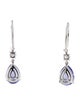 Earrings 14K Tanzanite & Diamond Drop Earrings