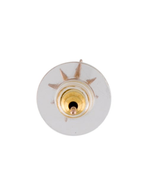 Earrings 14K Diamond Starburst Single Stud Earring