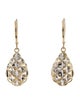 Earrings 14K Two-Tone Drop Earrings