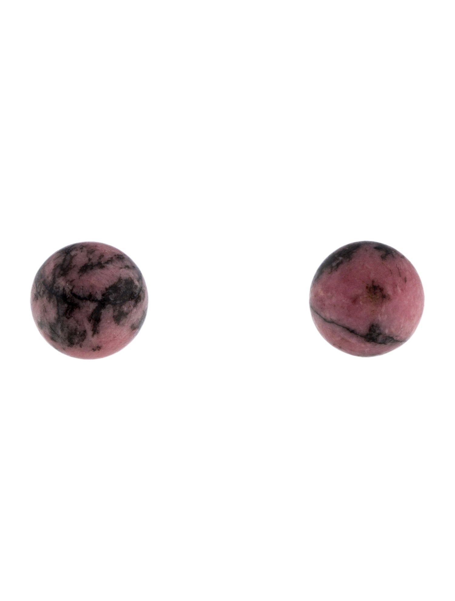 Earrings 18K Rhodonite Stud Earrings
