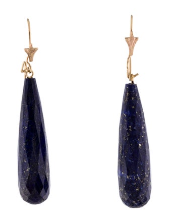 Earrings 14K Lapis Lazuli Drop Earrings