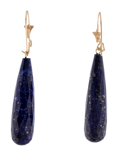 Earrings 14K Lapis Lazuli Drop Earrings