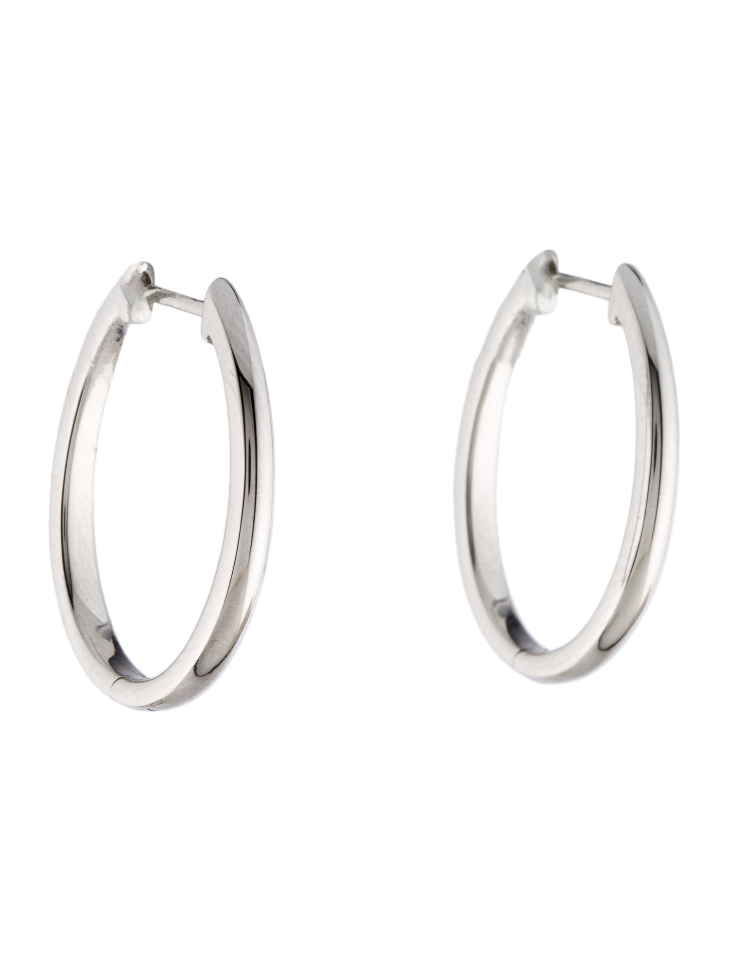 Earrings 14K Oval Hoop Earrings