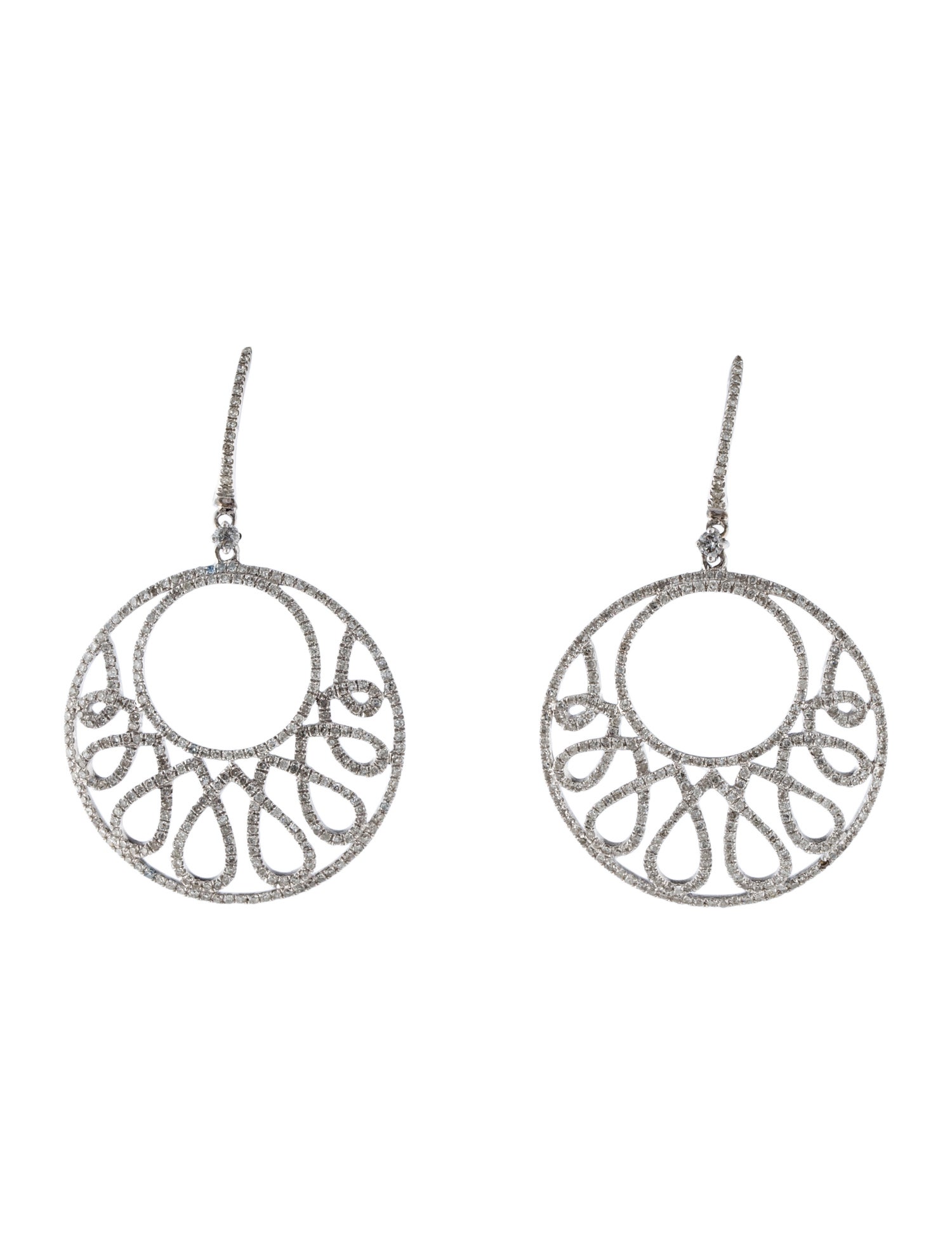 Earrings 14K 1.69ctw Diamond Drop