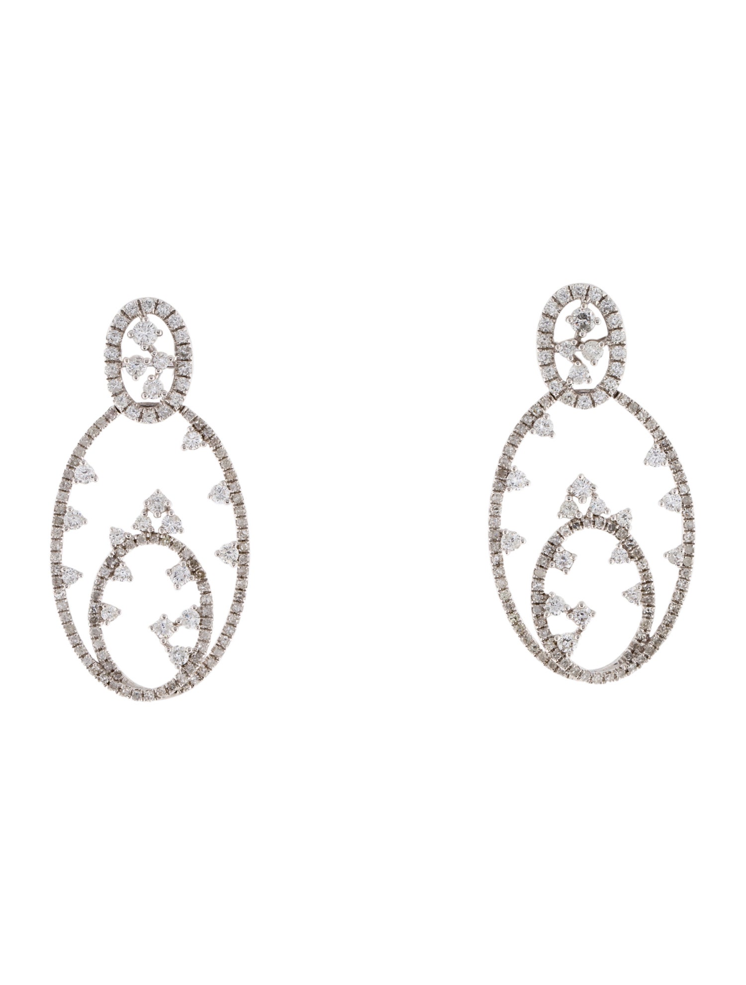 Earrings 14K 1.97ctw Diamond Drop