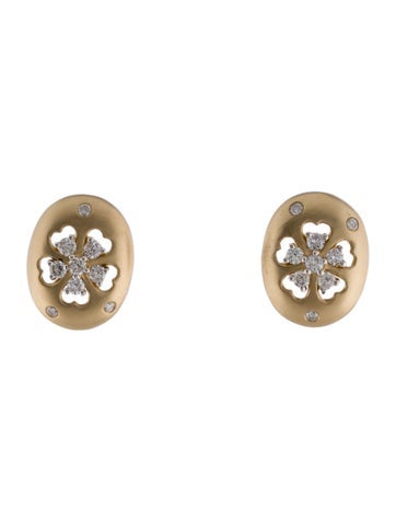 Earrings Stud 14K Diamond
