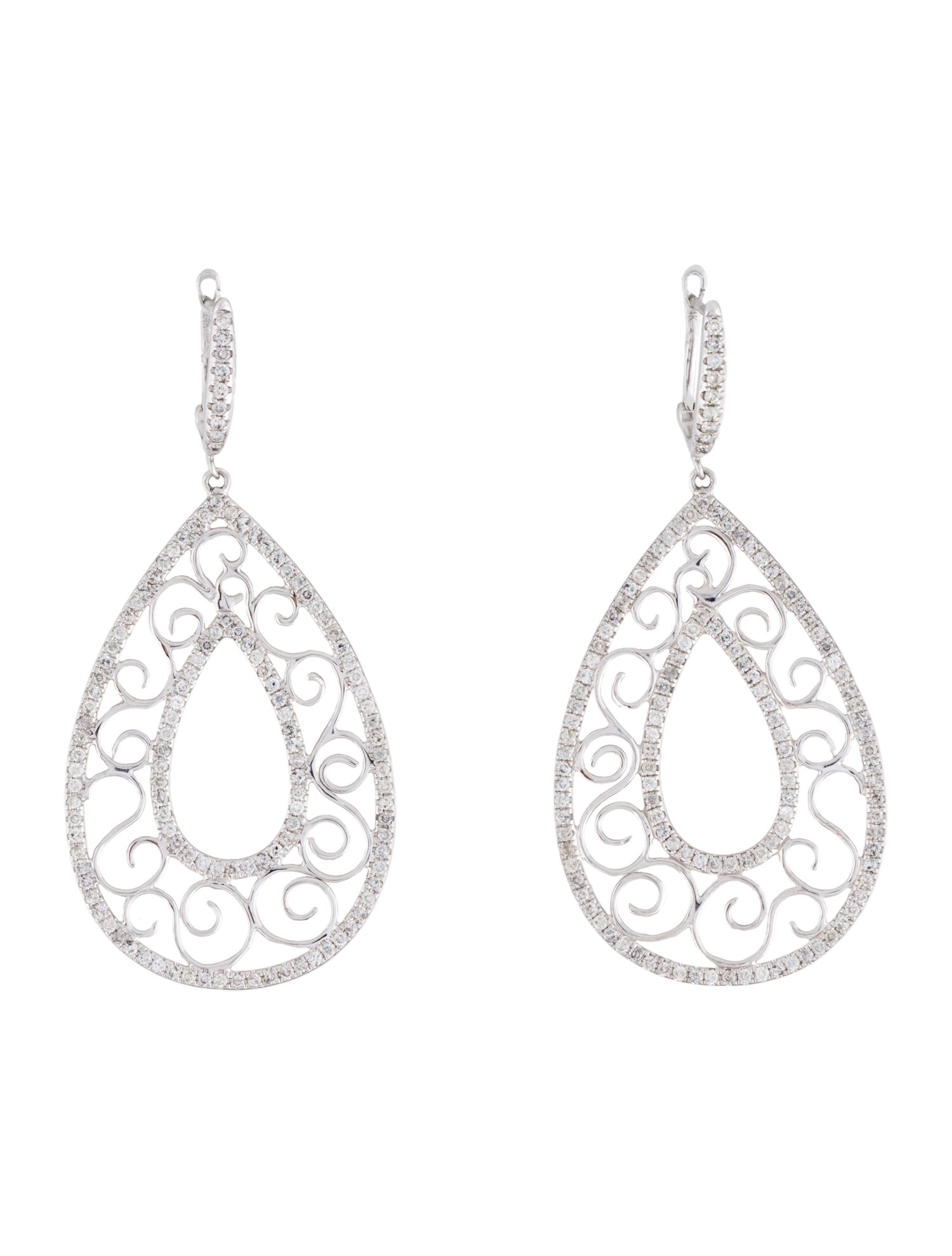 Earrings 14K 1.53ctw Diamond Drop Earrings
