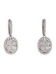 Earrings 14K 2.03ctw Diamond Cluster Drop Earrings
