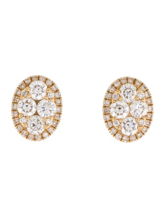 Earrings 18K 1.14ctw Diamond Stud Earrings