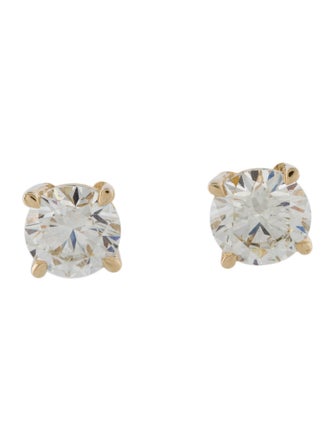 Earrings 14K 2.00ctw Lab-Grown Diamond Stud Earrings