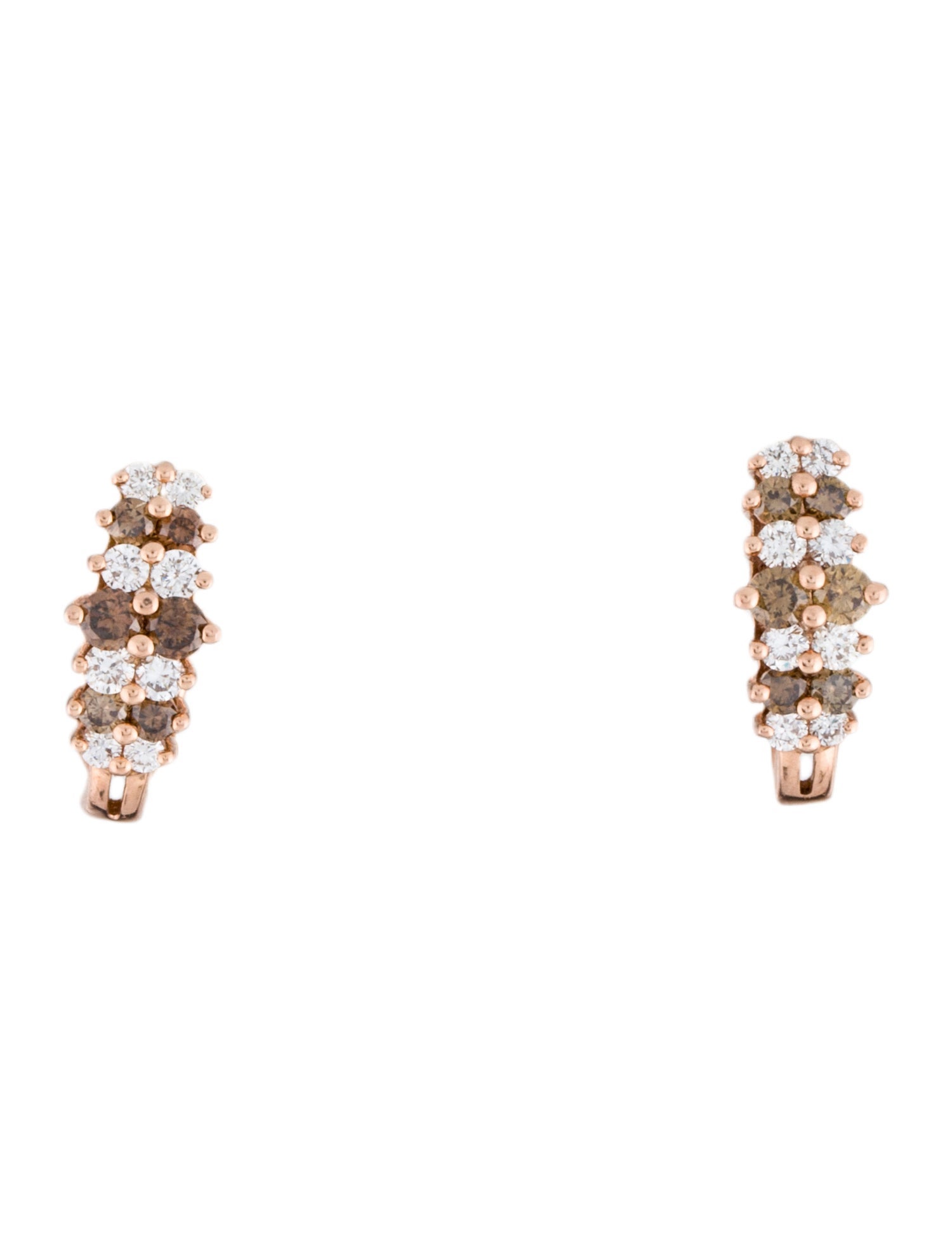 Earrings 14K Diamond Earclips