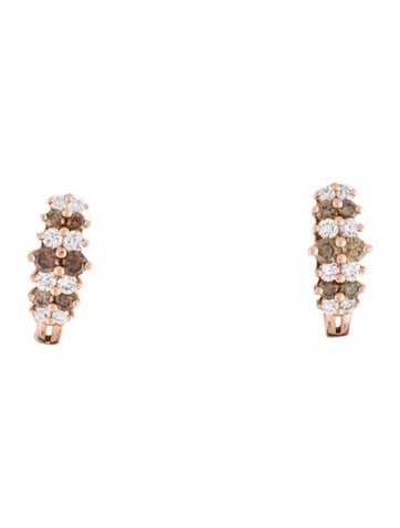 Earrings Earclip 14K Diamond Earclips