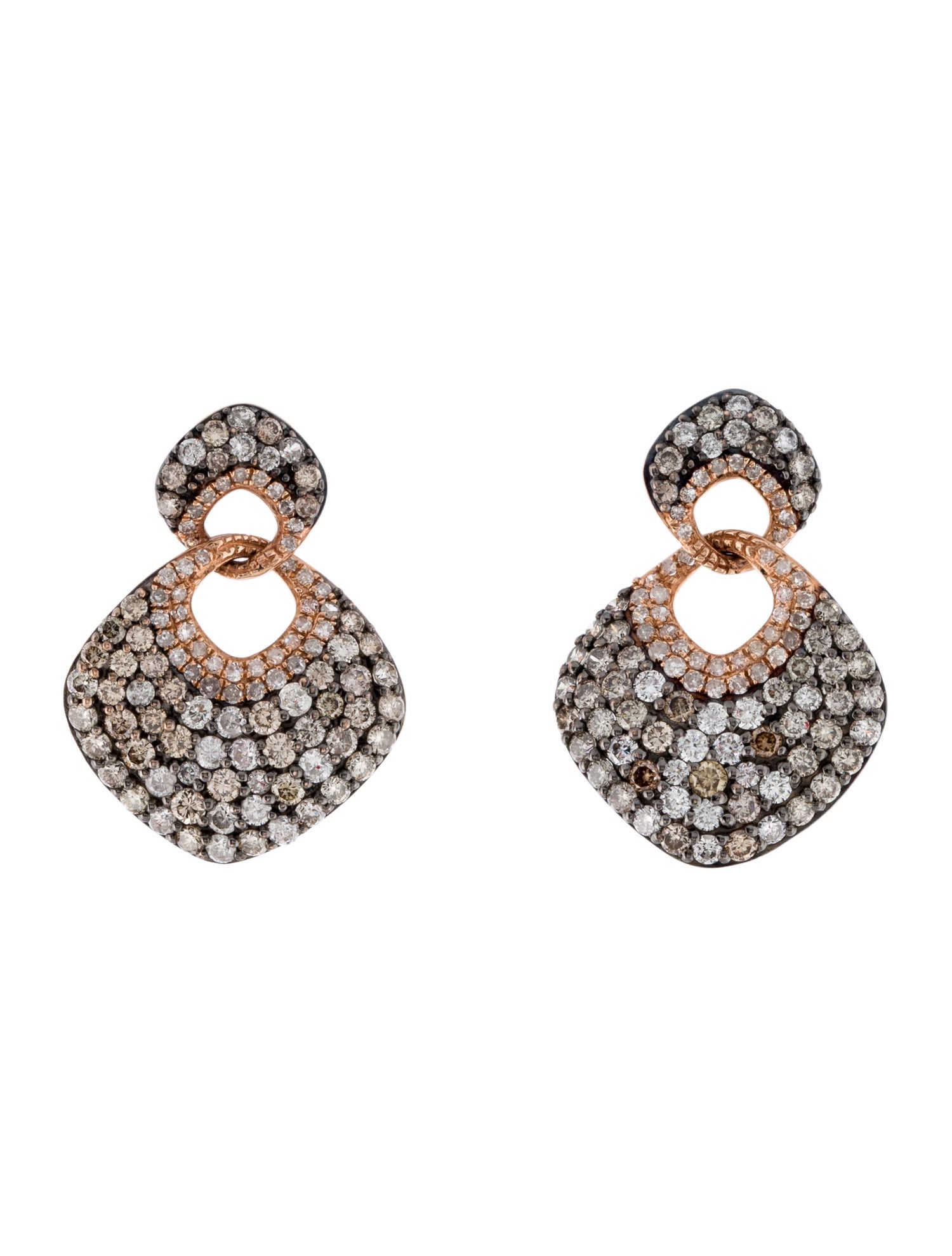 Earrings 14K 2.08ctw Diamond Drop
