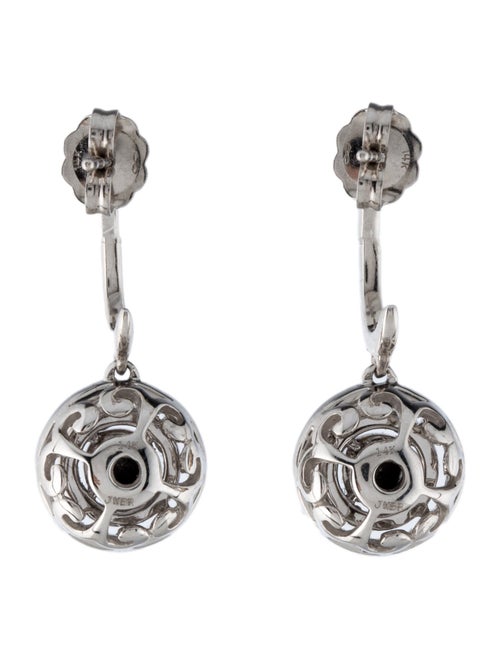 Earrings 14K Two-Tone Diamond Drop Earrings