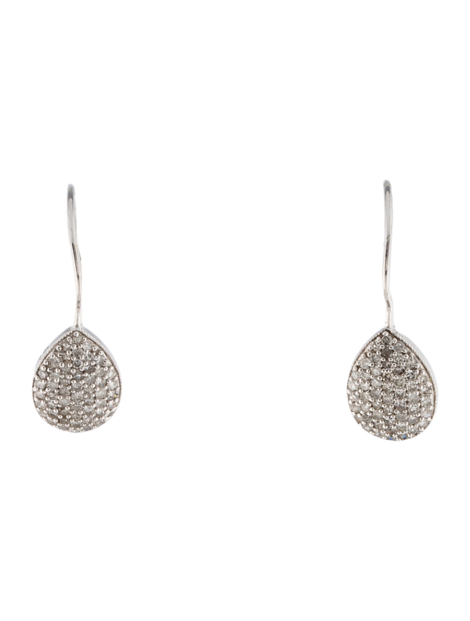 Earrings 14K Diamond Teardrop