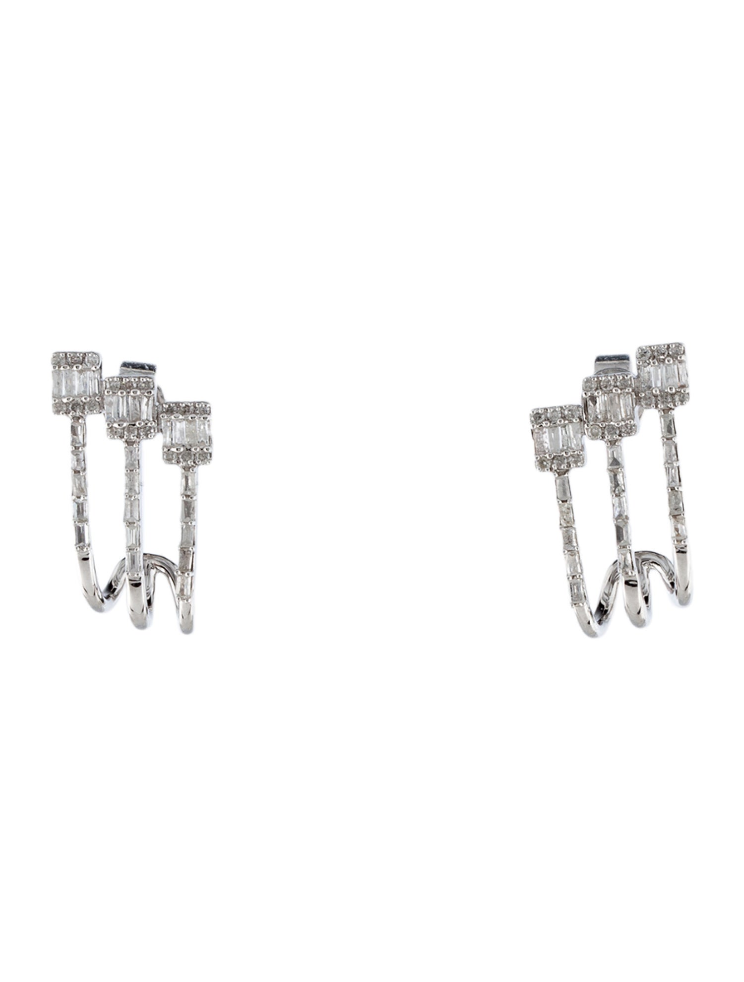 Earrings 14K Diamond Drop Earrings