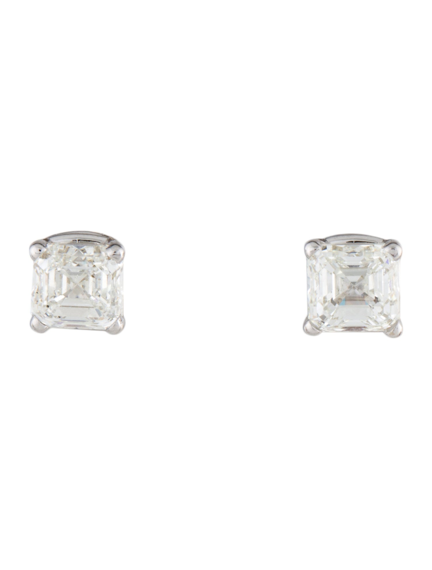Earrings 14K 2.02ctw Diamond Solitaire Stud Earrings