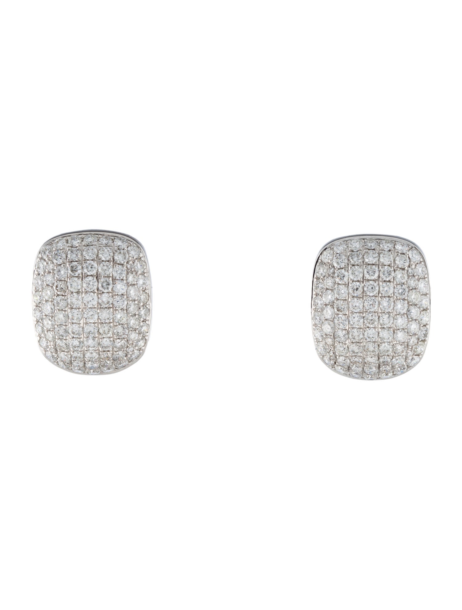 Earrings 14K 2.83ctw Diamond Hoop