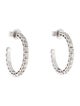 Earrings 14K Diamond Hoop Earrings