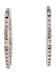 Earrings 14K 5.00ctw Diamond Inside Out Hoop Earrings