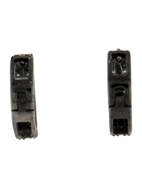 Earrings 14K Diamond Hoop Earrings