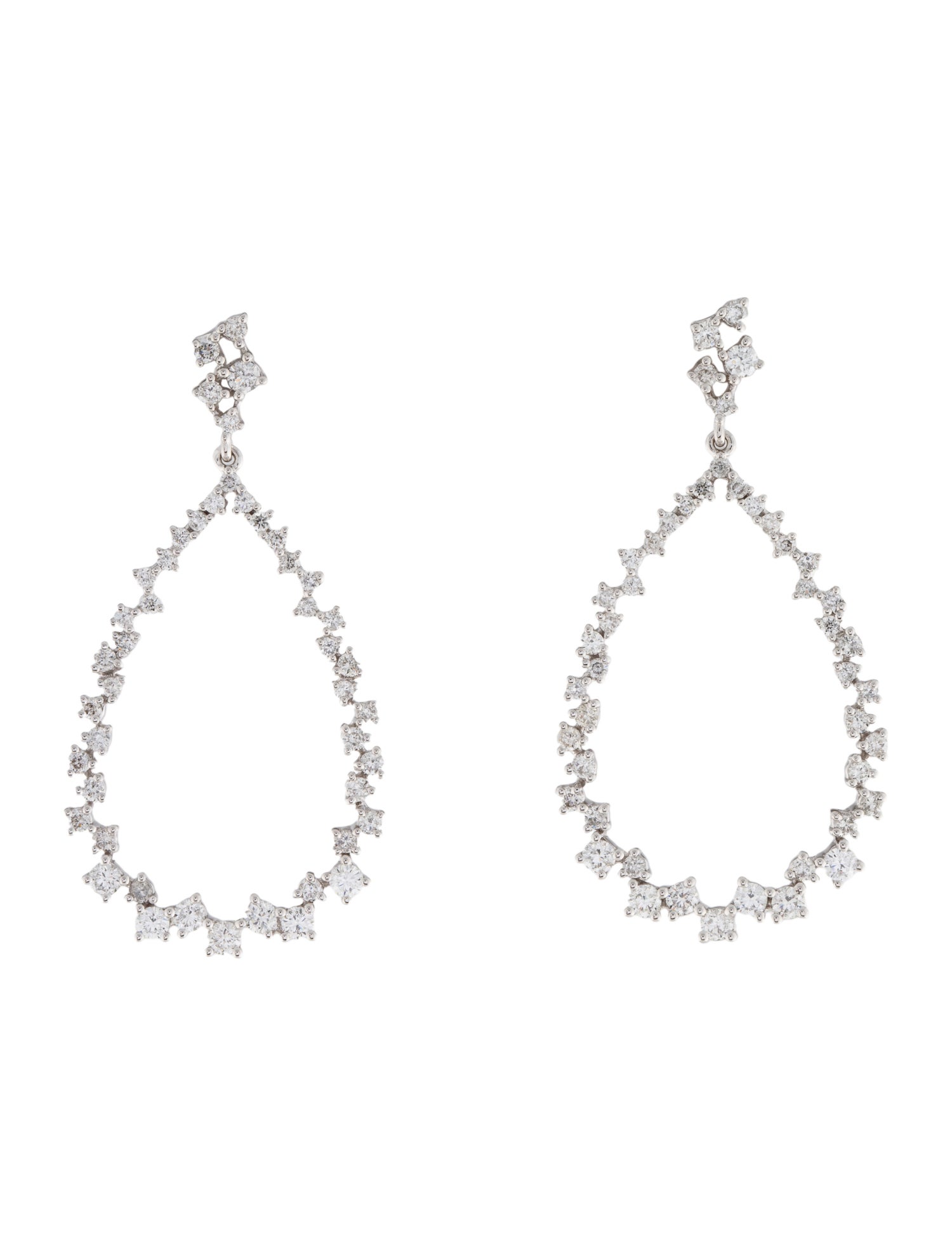 Earrings 14K 1.00ctw Diamond Drop Earrings
