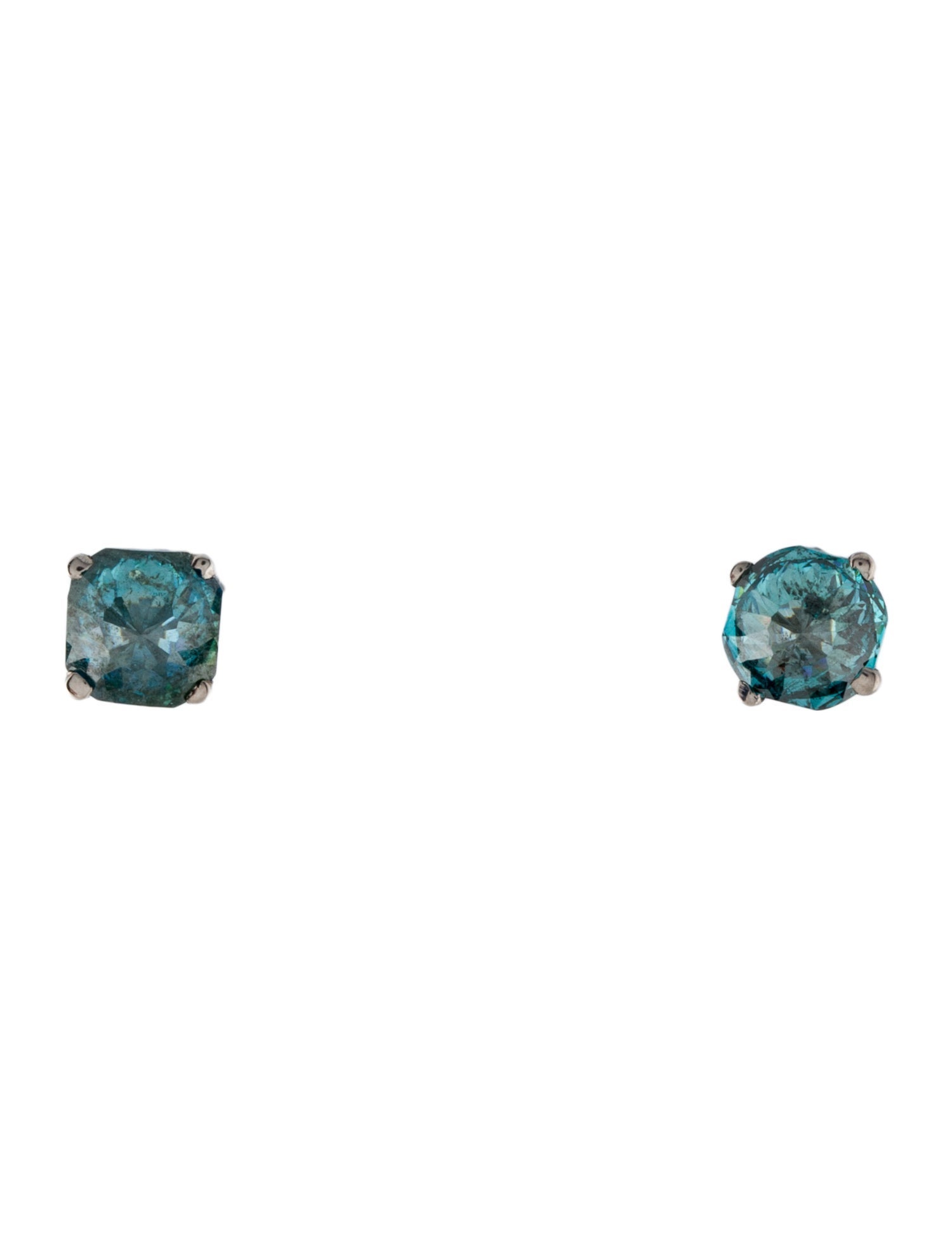 Earrings 14K 1.50ctw Diamond Inverted Stud