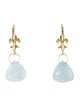 Earrings 14K Topaz Drop Earrings